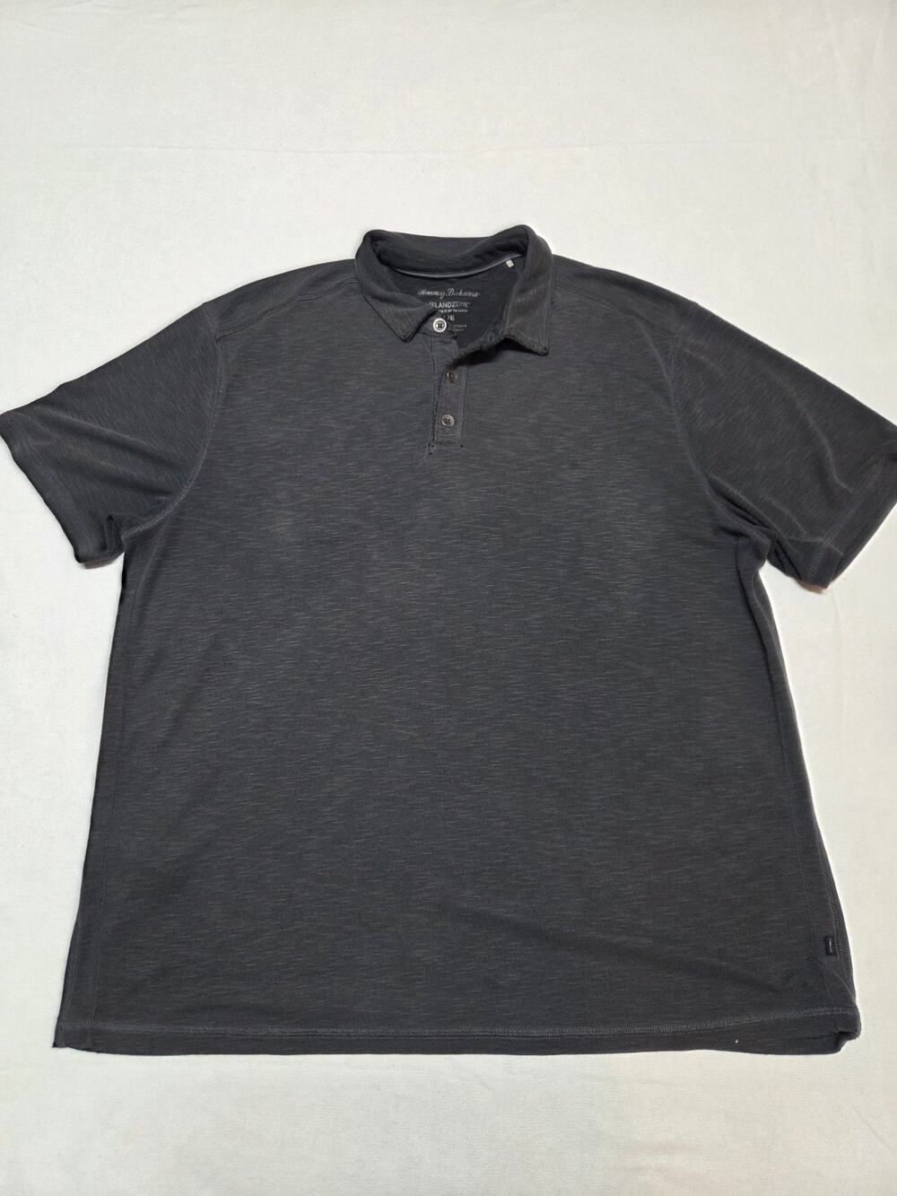 tommy bahama polo island zone large men's Dark Grey Short Sleeve